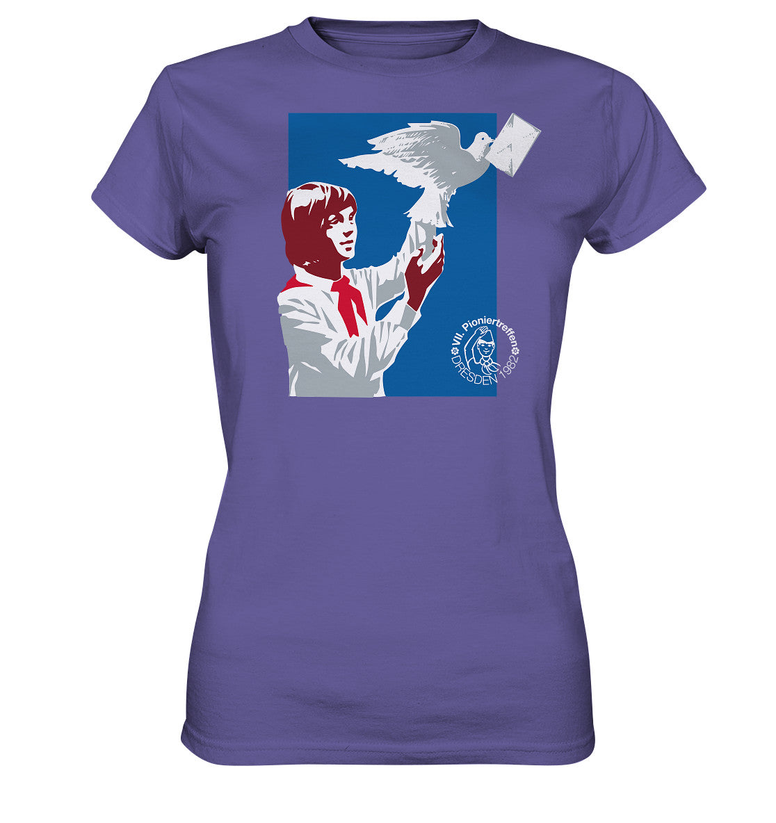 DDR Ostalgie Shirt Mädels • PIONIERE FÜR FRIEDEN - DRESDEN 1982