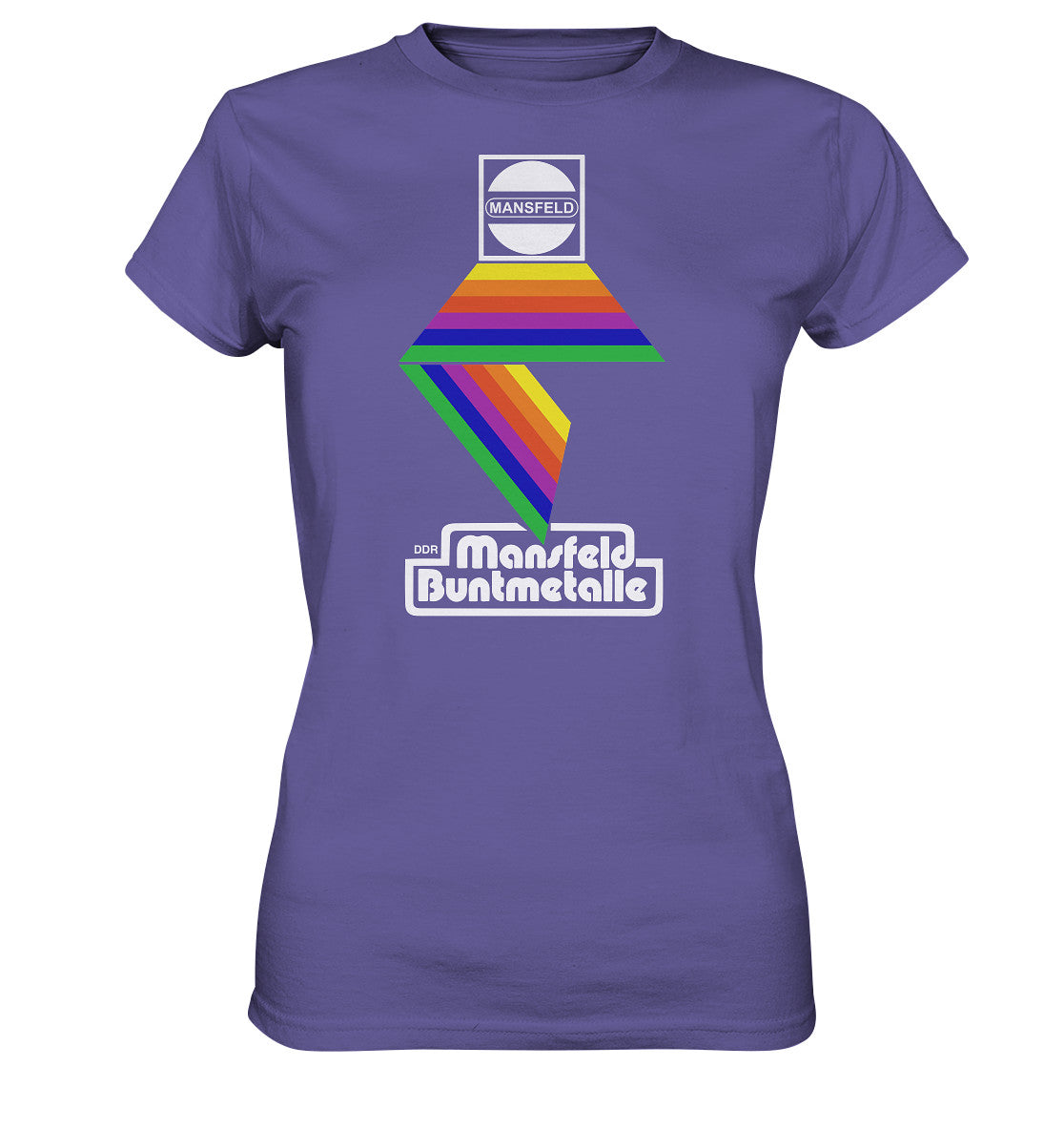 DDR Ostalgie Shirt Mädels • DDR MANSFELD BUNTMETALLE