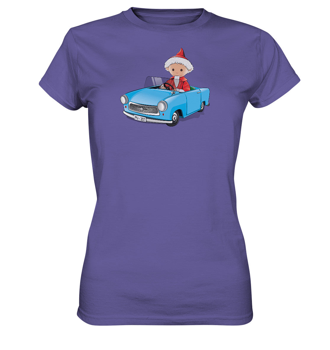 DDR Ostalgie Shirt Mädels • UNSER SANDMÄNNCHEN - TRABI-CRUISER (PU-201)