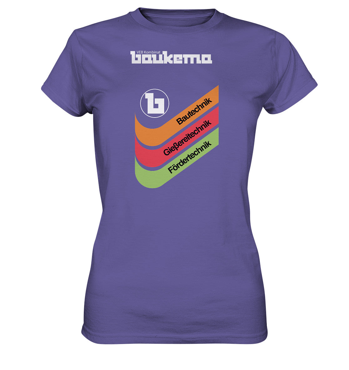 DDR Ostalgie Shirt Mädels • VEB KOMBINAT BAUKEMA