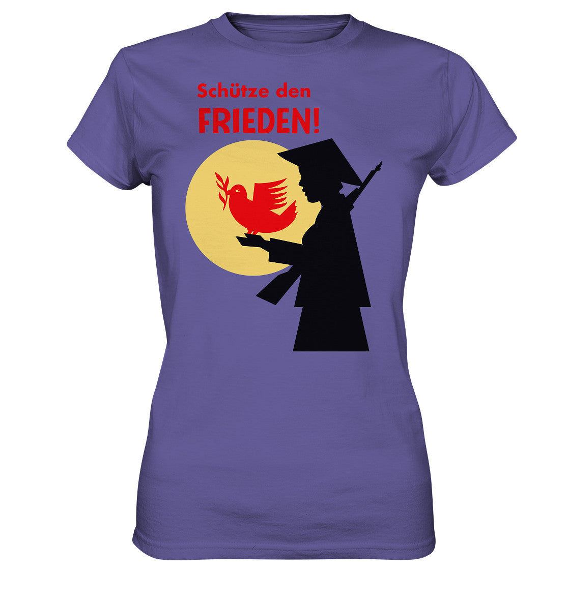 DDR Ostalgie Shirt Mädels • SCHÜTZE DEN FRIEDEN! SOLIDARITÄT MIT VIETNAM
