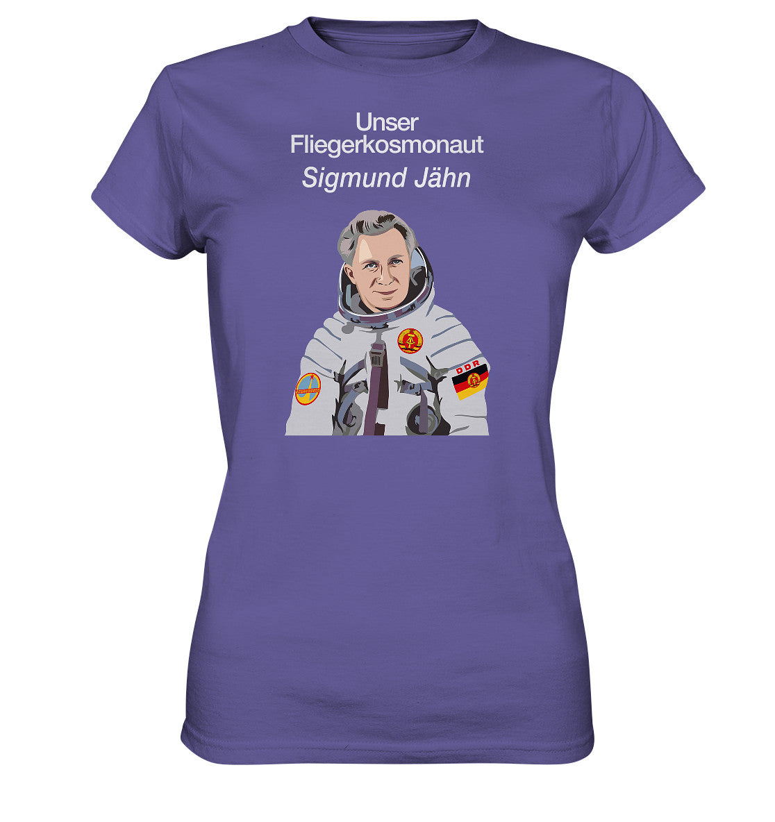 DDR Ostalgie Shirt Mädels • UNSER FLIEGERKOSMONAUT SIGMUND JÄHN