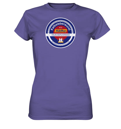 DDR Ostalgie Shirt Mädels • HALBERSTÄDTER WURSTWAREN - KALBSLEBERWURST