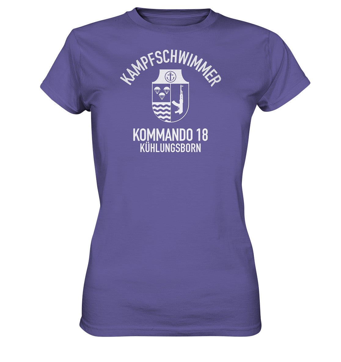 DDR Ostalgie Shirt Mädels • DDR KAMPFSCHWIMMER KÜHLUNGSBORN - dunkel