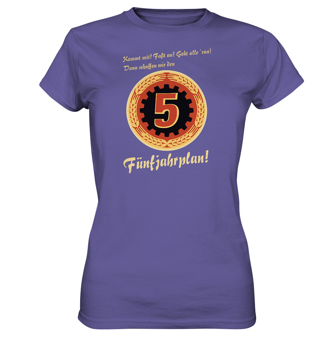 DDR Ostalgie Shirt Mädels • FÜNFJAHRPLAN