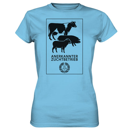 DDR Ostalgie Shirt Mädels • ANERKANNTER ZUCHTBETRIEB (ORIGINALSCHILD)