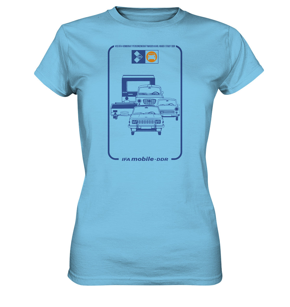 DDR Ostalgie Shirt Mädels • VEB IFA-KOMBINAT PKW KARL-MARX-STADT