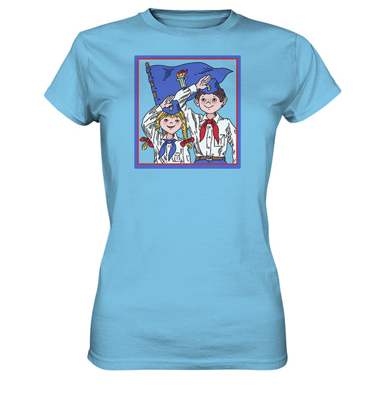 DDR Ostalgie Shirt Mädels • JUNGE PIONIERE - ORIGINAL ILLUSTRATION