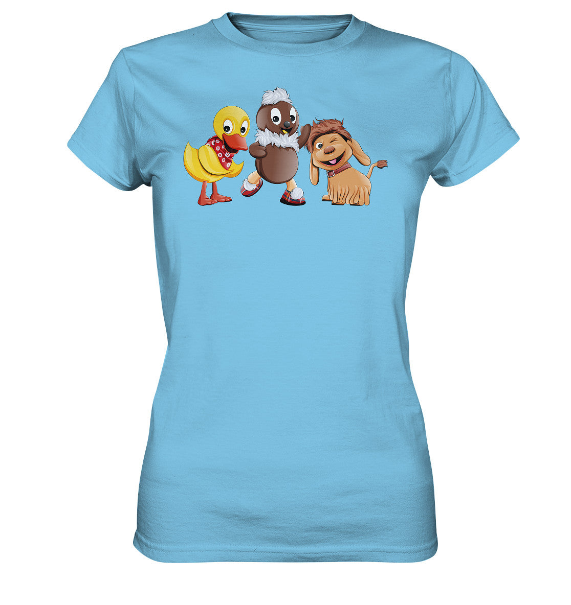 DDR Ostalgie Shirt Mädels • UNSER SANDMÄNNCHEN - PITTI, MOPPI & SCHNATTERINCHEN