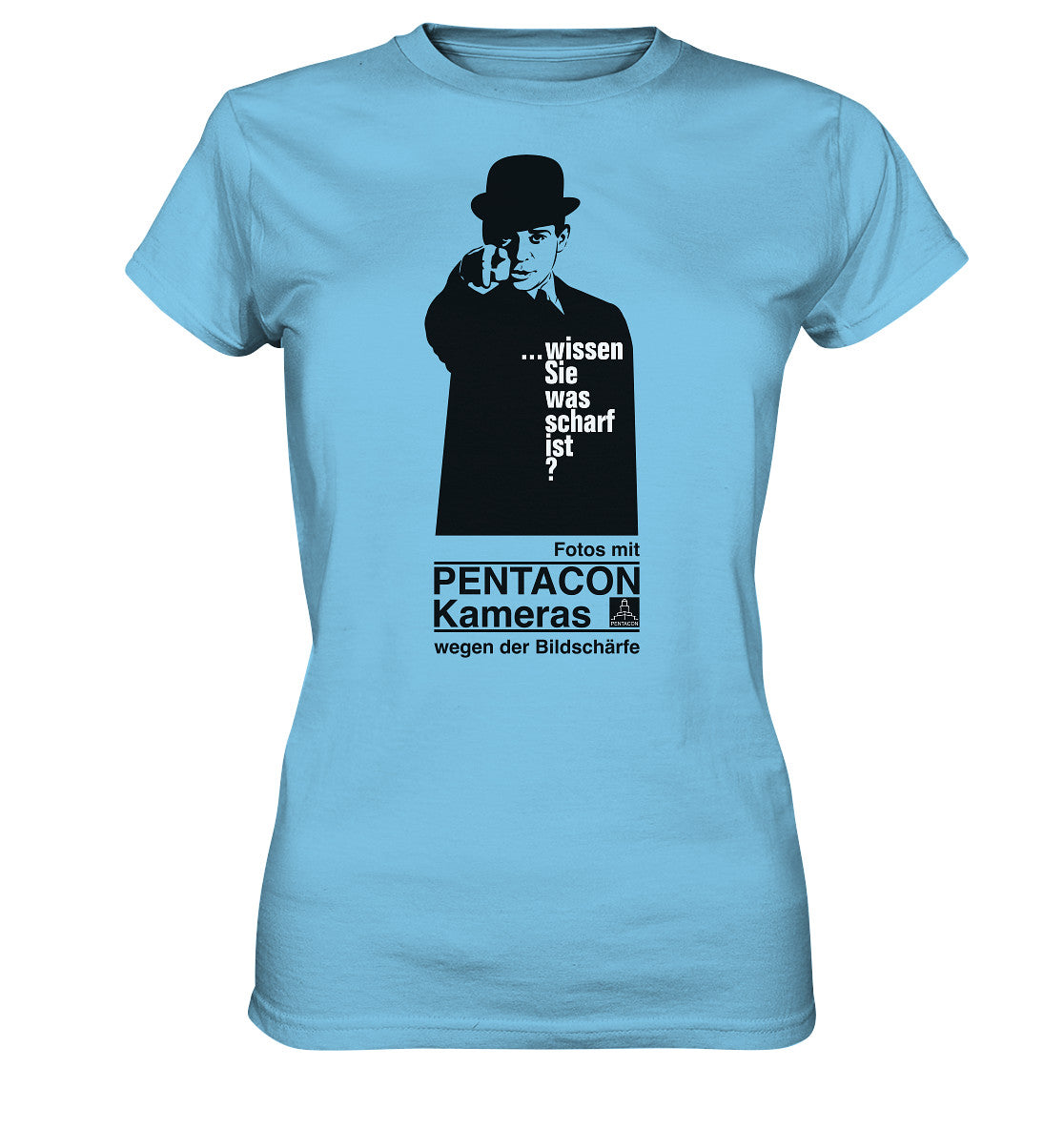 DDR Ostalgie Shirt Mädels • PENTACON - WISSEN SIE WAS SCHARF IST