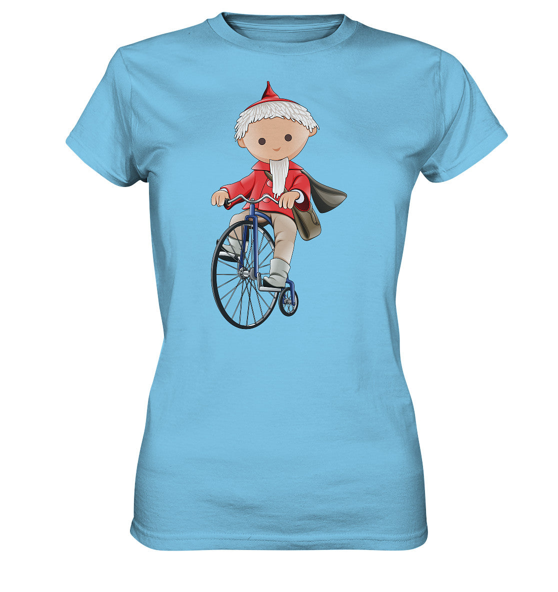DDR Ostalgie Shirt Mädels • UNSER SANDMÄNNCHEN - AUF DEM HOCHRAD - ROT (PU-97, 1969)