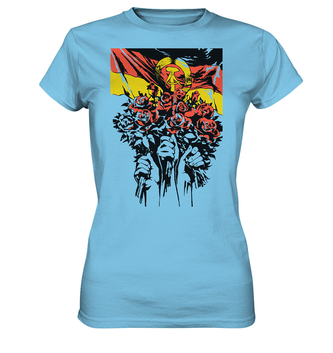 DDR Ostalgie Shirt Mädels • NATIONALES JUGENDFESTIVAL - BERLIN 1979, PLAKATMOTIV