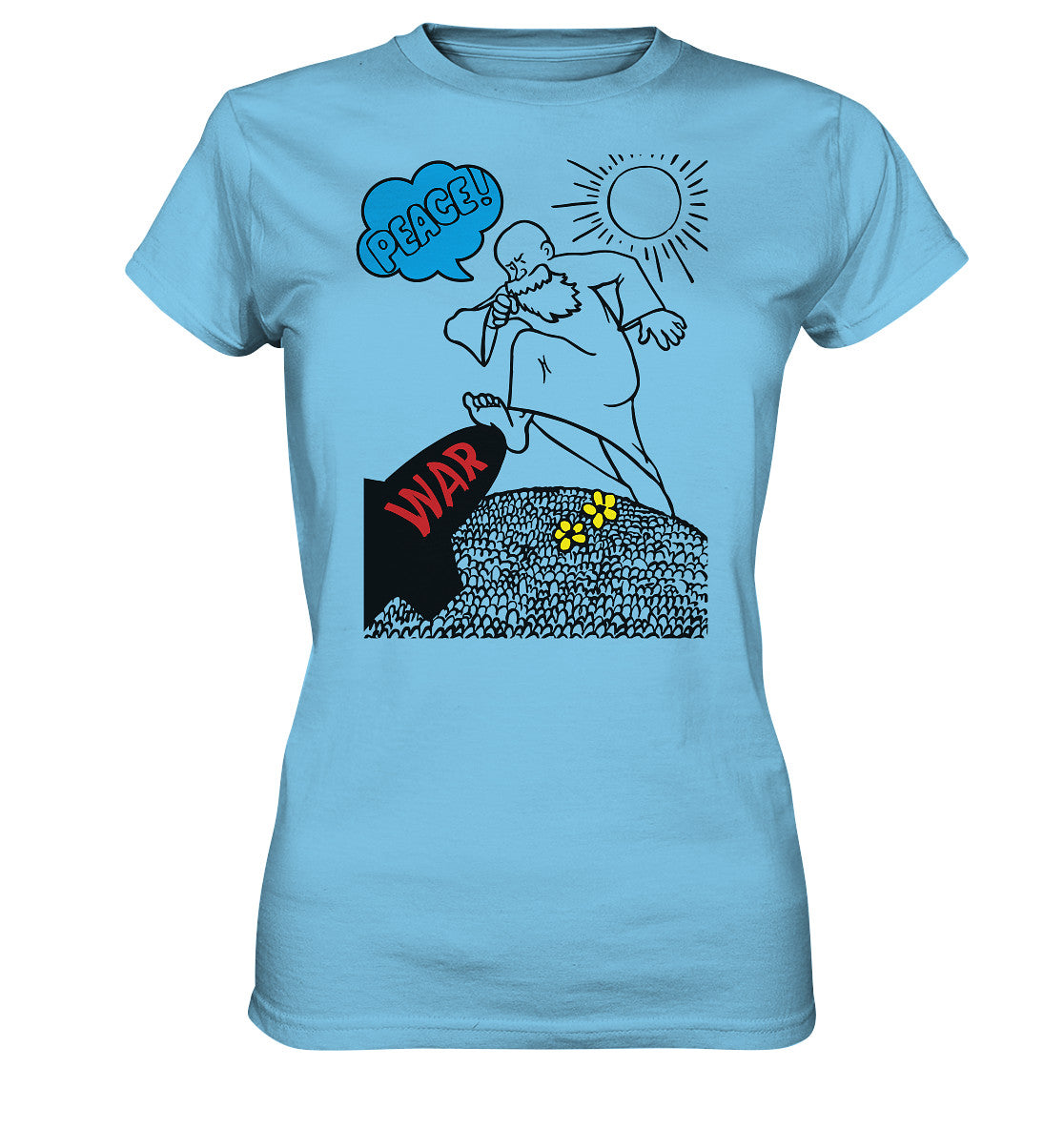 DDR Ostalgie Shirt Mädels • PEACE & WAR (ORIGINAL DDR-PLAKAT)