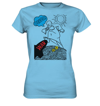 DDR Ostalgie Shirt Mädels • PEACE & WAR (ORIGINAL DDR-PLAKAT)