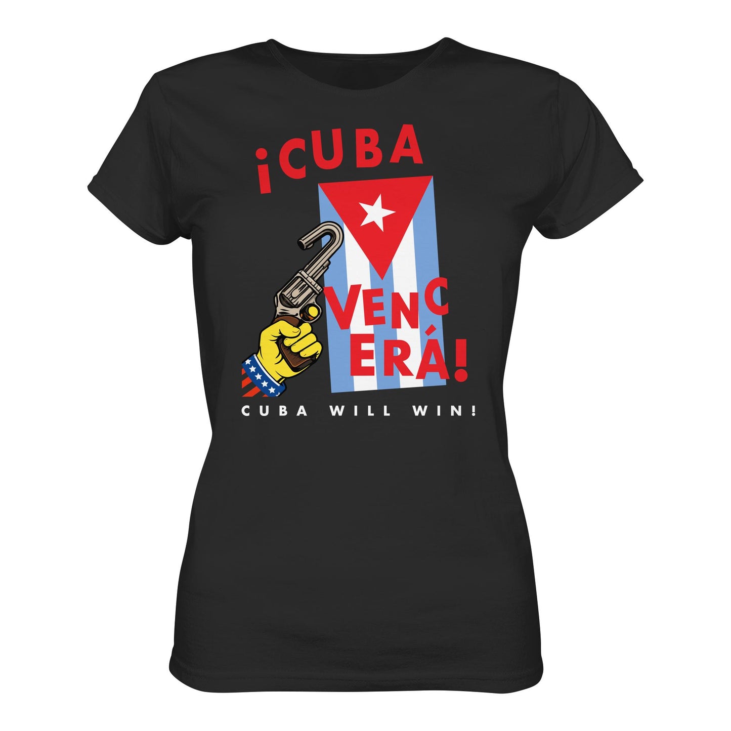 DDR Ostalgie Shirt Mädels • VENCERÁ! CUBA WILL WIN! (ORIGINAL POSTER KUBA)