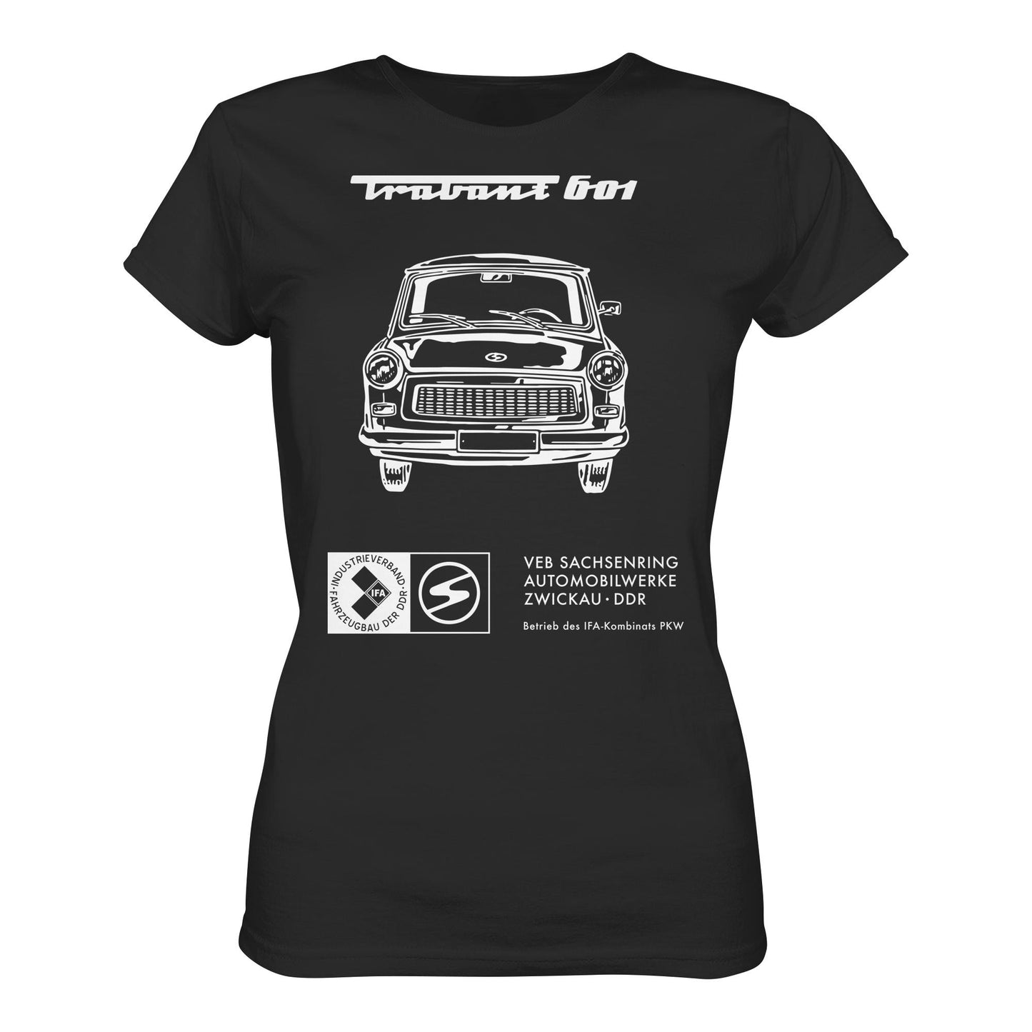 DDR Ostalgie Shirt Mädels • TRABANT 601 (ORIGINAL TITEL BETRIEBSANLEITUNG)