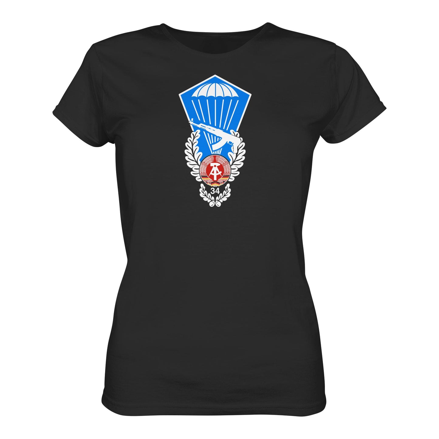 DDR Ostalgie Shirt Mädels • NVA SPRUNGABZEICHEN