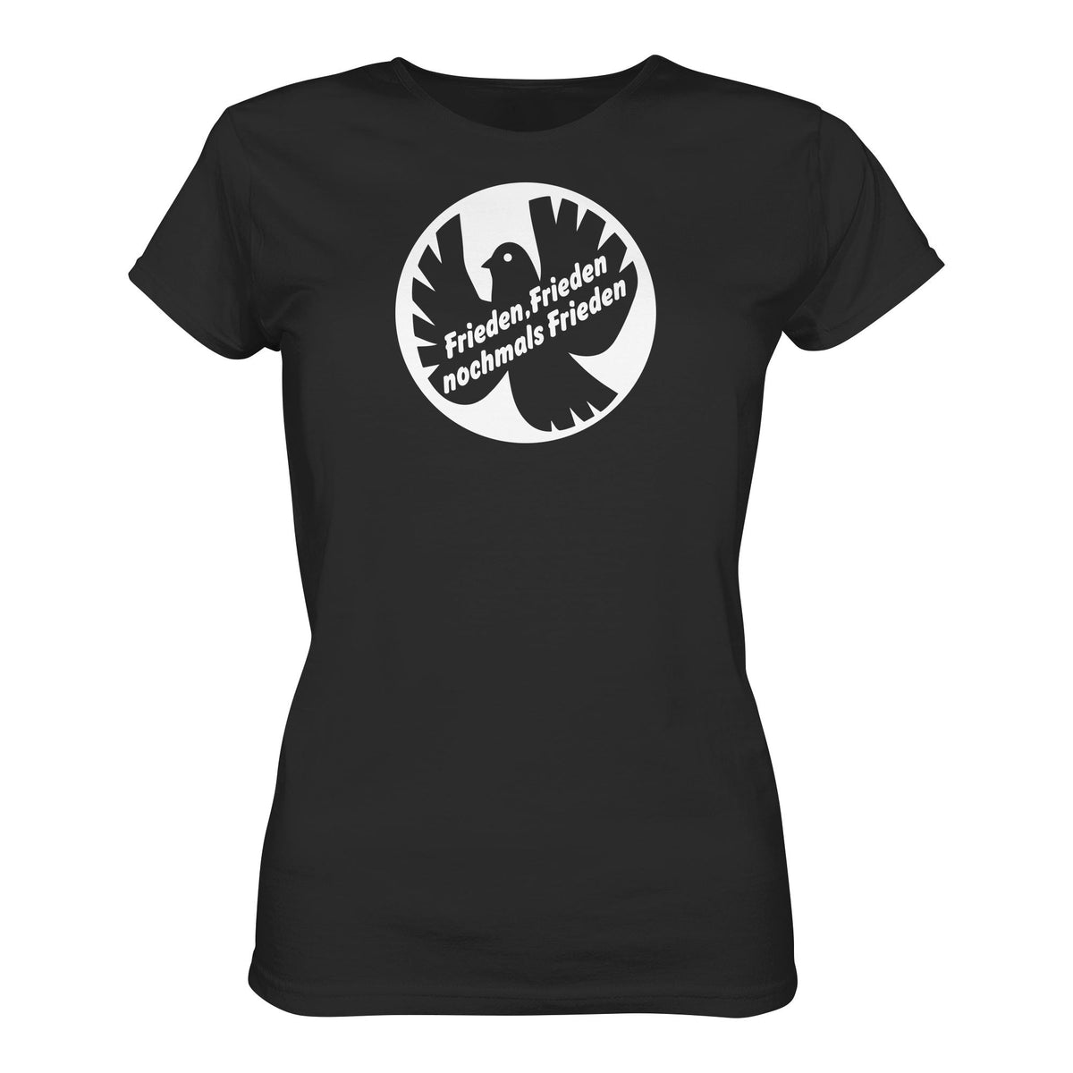 DDR Ostalgie Shirt Mädels • FRIEDEN, FRIEDEN NOCHMALS FRIEDEN (ORIGINAL BANNER)