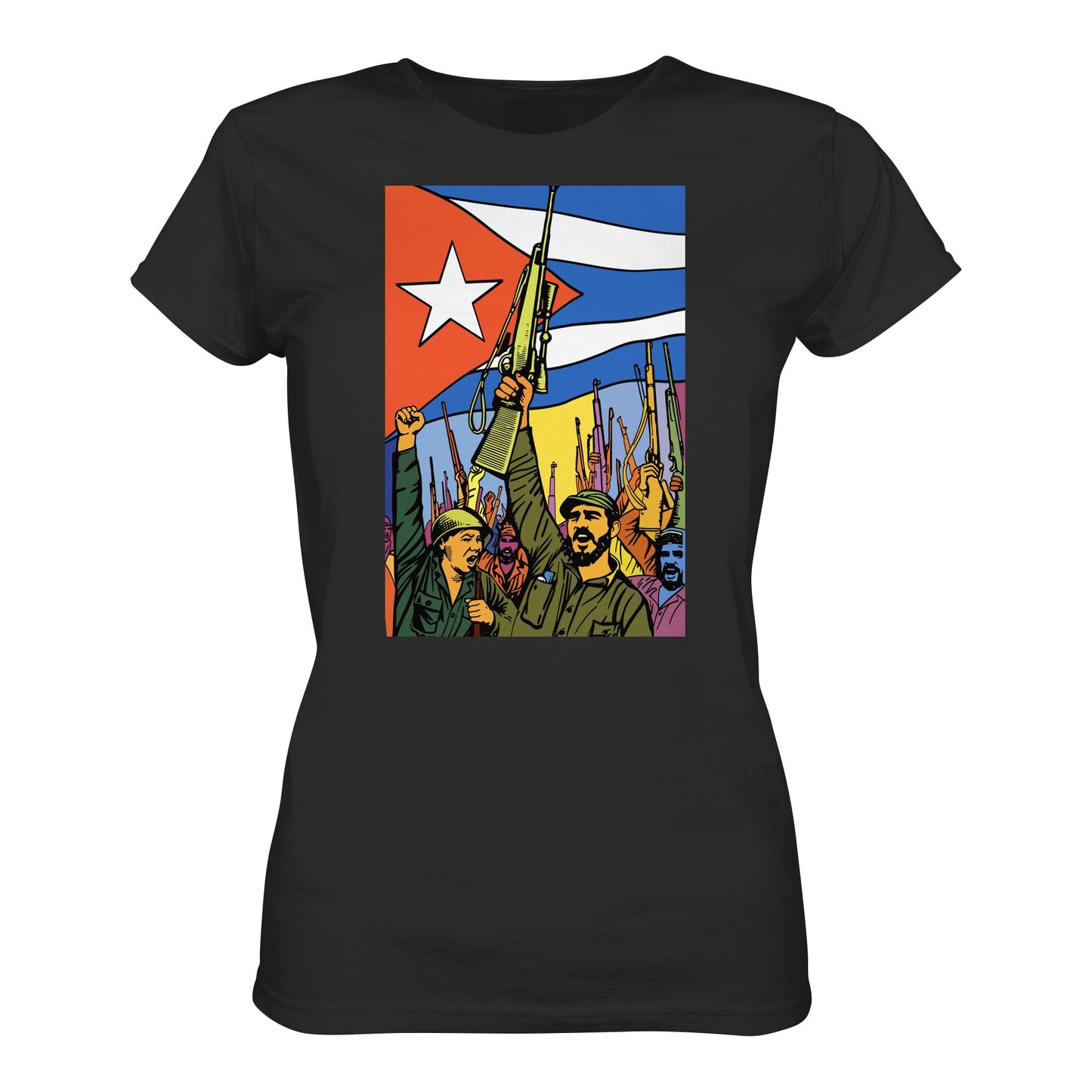 DDR Ostalgie Shirt Mädels • KUBANISCHE REVOLUTION (ORIGINAL POSTER)