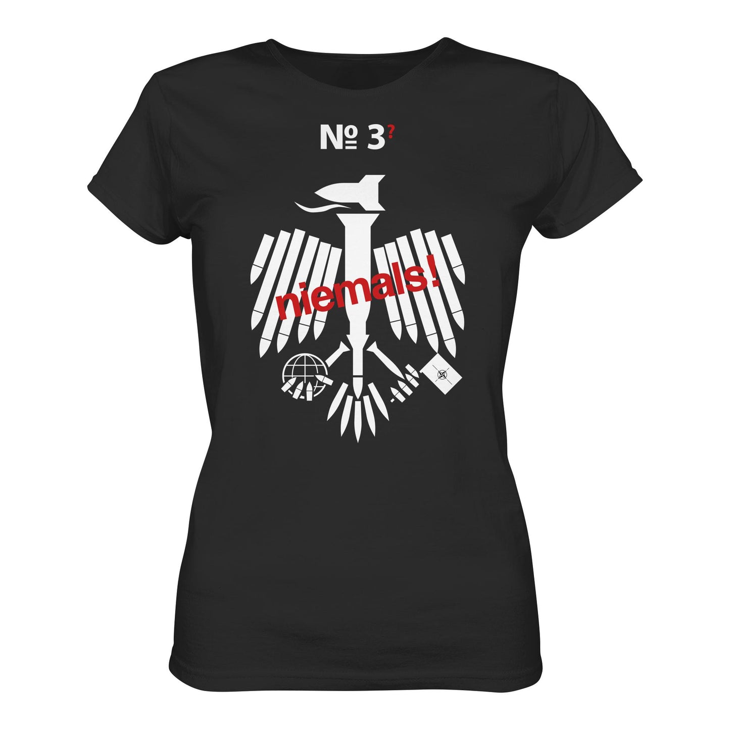 DDR Ostalgie Shirt Mädels • 3. WELTKRIEG NIEMALS! ANTI-NATO (ORIGINAL POSTER)