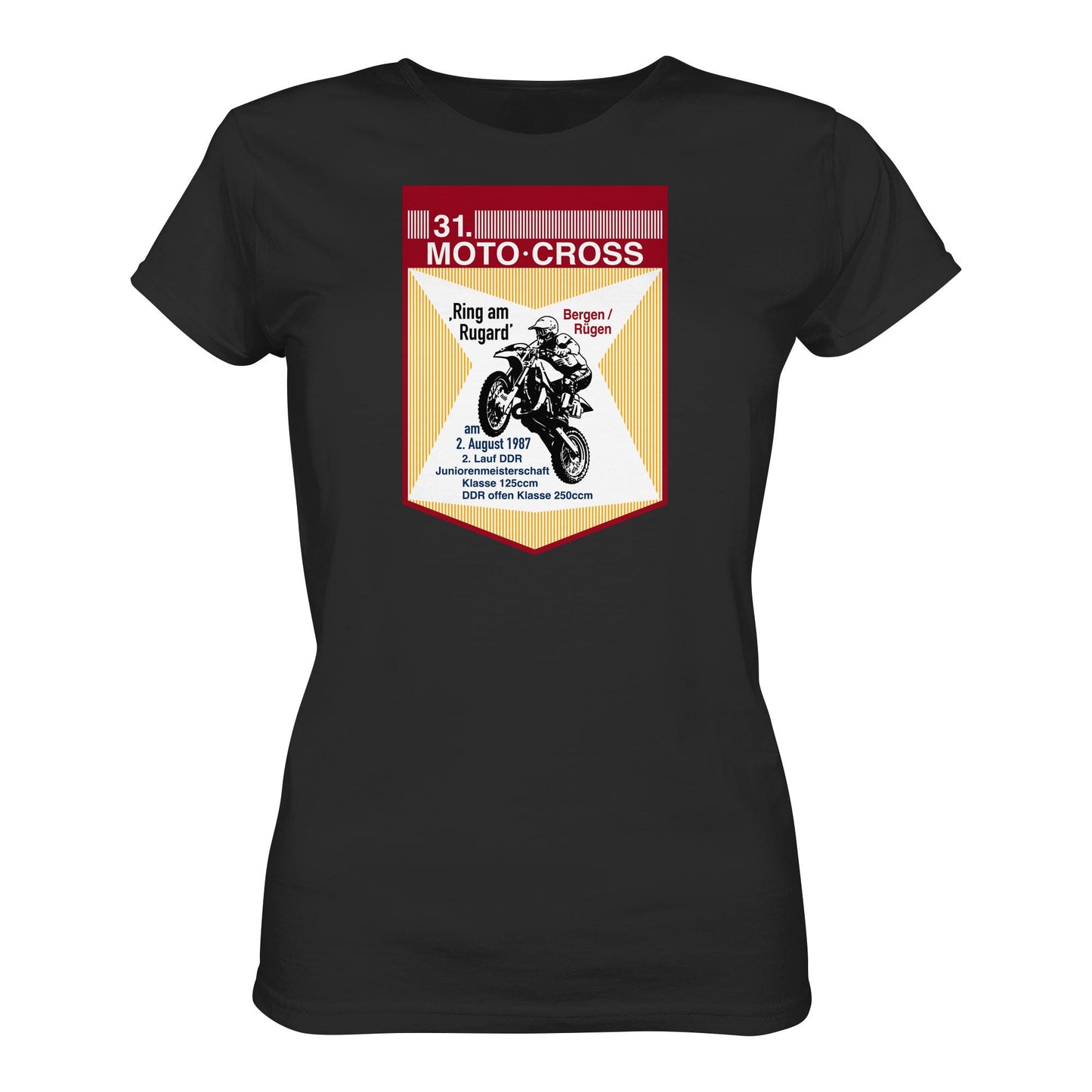 DDR Ostalgie Shirt Mädels • 31. MOTO-CROSS DDR-MEISTERSCHAFT - 1987 BERGEN RÜGEN