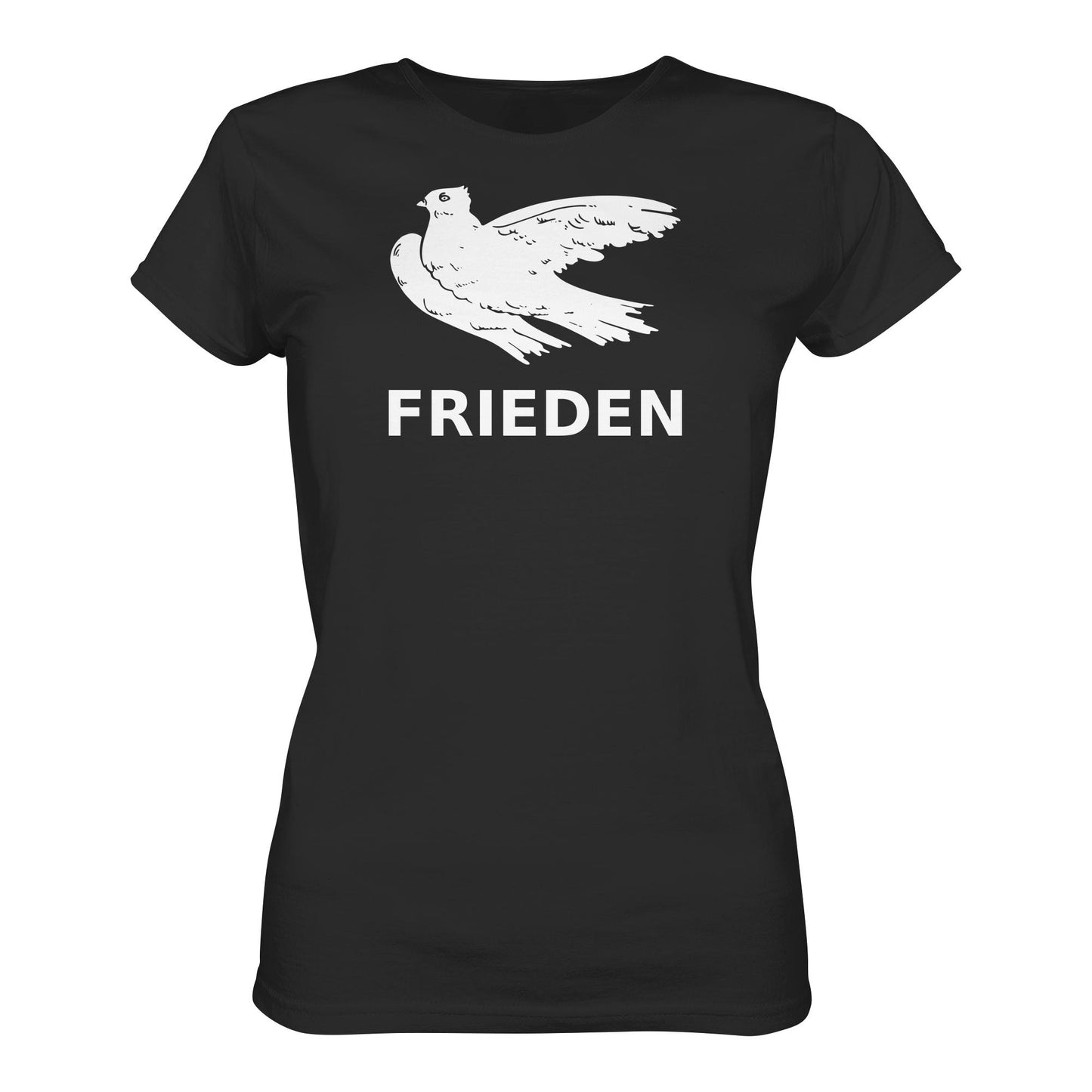 DDR Ostalgie Shirt Mädels • FRIEDEN (MOTIV ORIGINAL ANSTECKPIN)
