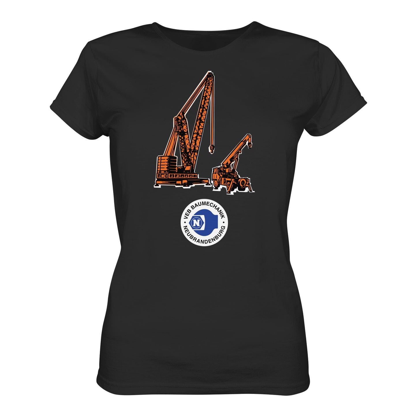 DDR Ostalgie Shirt Mädels • VEB BAUMECHANIK NEUBRANDENBURG