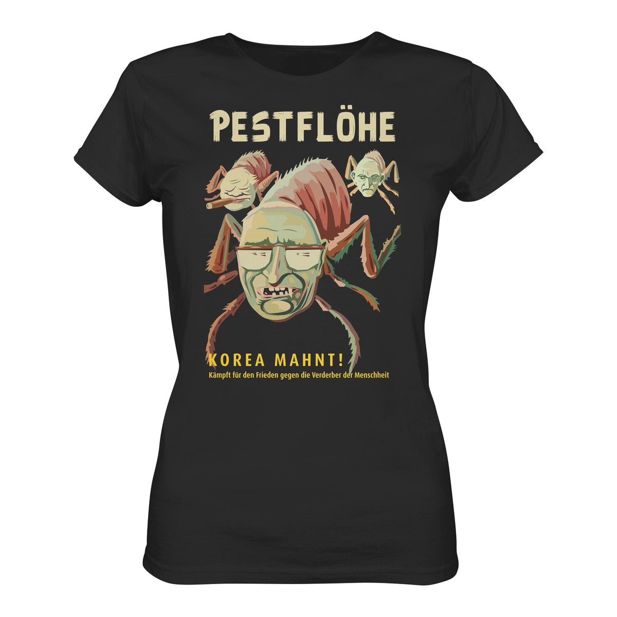DDR Ostalgie Shirt Mädels • NATO-PESTFLÖHE - KOREA WARNT
