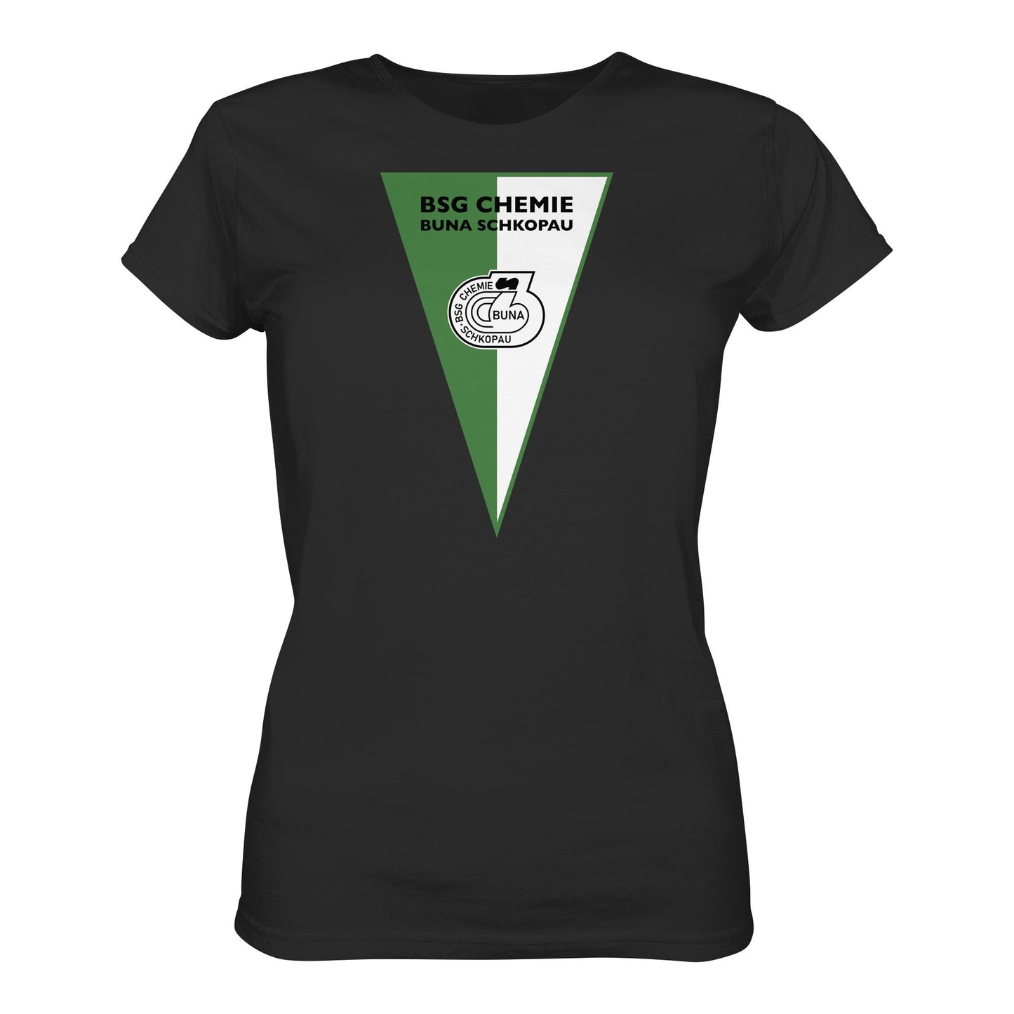 DDR Ostalgie Shirt Mädels • BSG CHEMIE BUNA SCHKOPAU (ORIGINALWIMPEL)