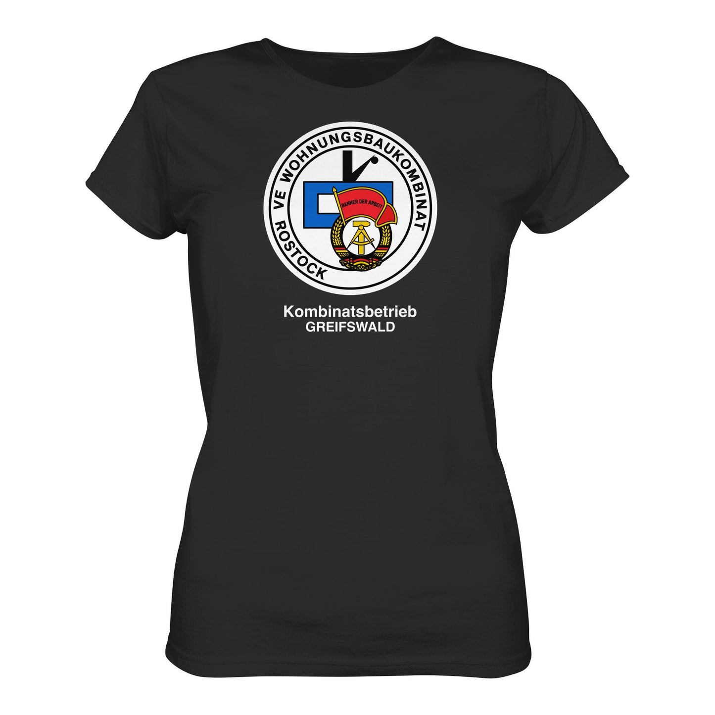 DDR Ostalgie Shirt Mädels • VE WOHNUNGSBAUKOMBINAT ROSTOCK - GREIFSWALD