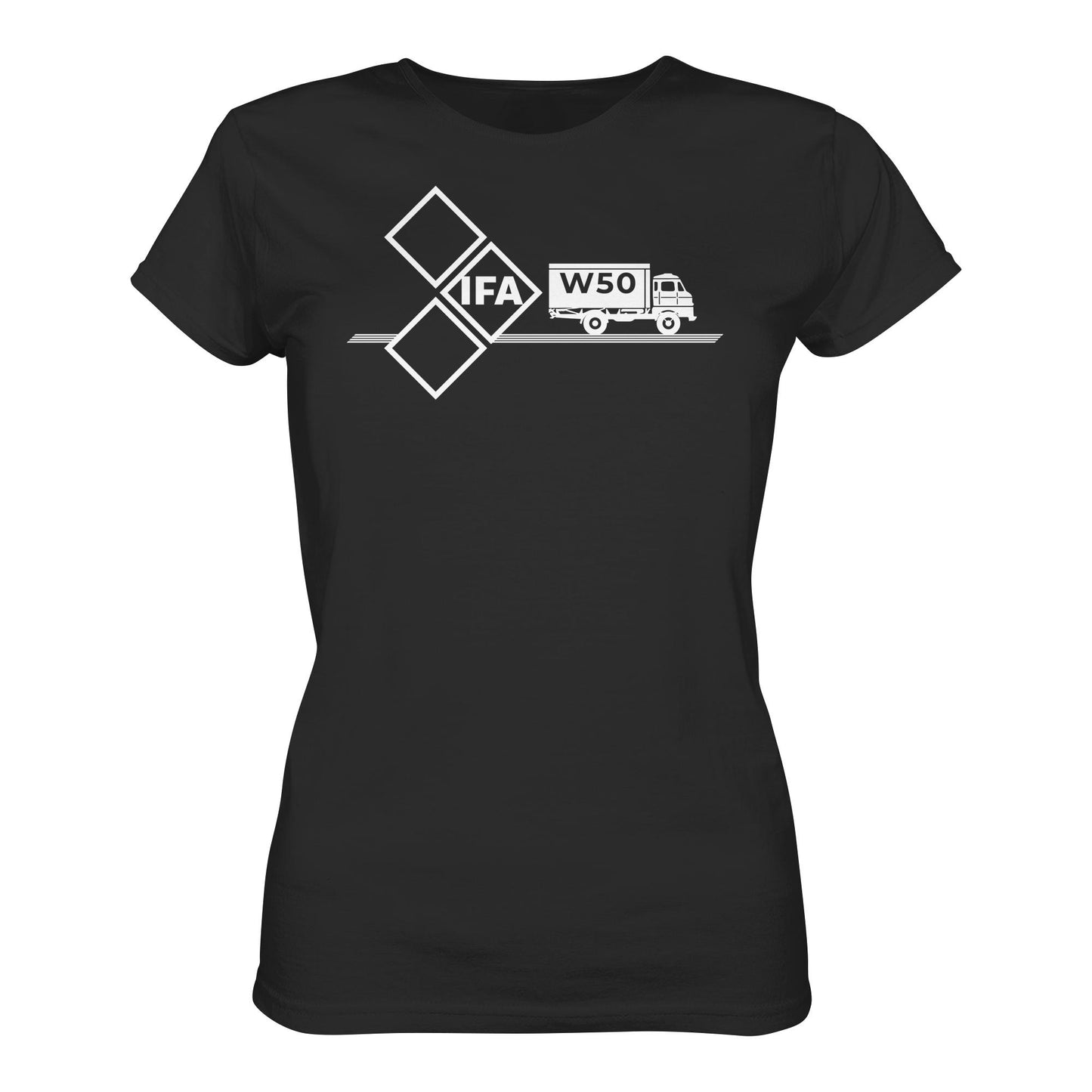 DDR Ostalgie Shirt Mädels • IFA W50 (ORIGINAL SCHILD)