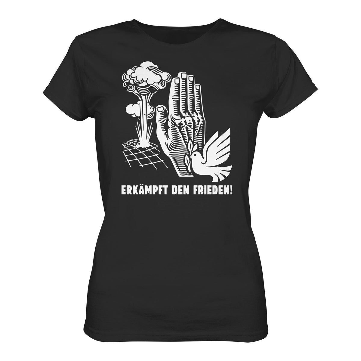 DDR Ostalgie Shirt Mädels • ERKÄMPFT DEN FRIEDEN! (ORIGINAL-PLAKAT)