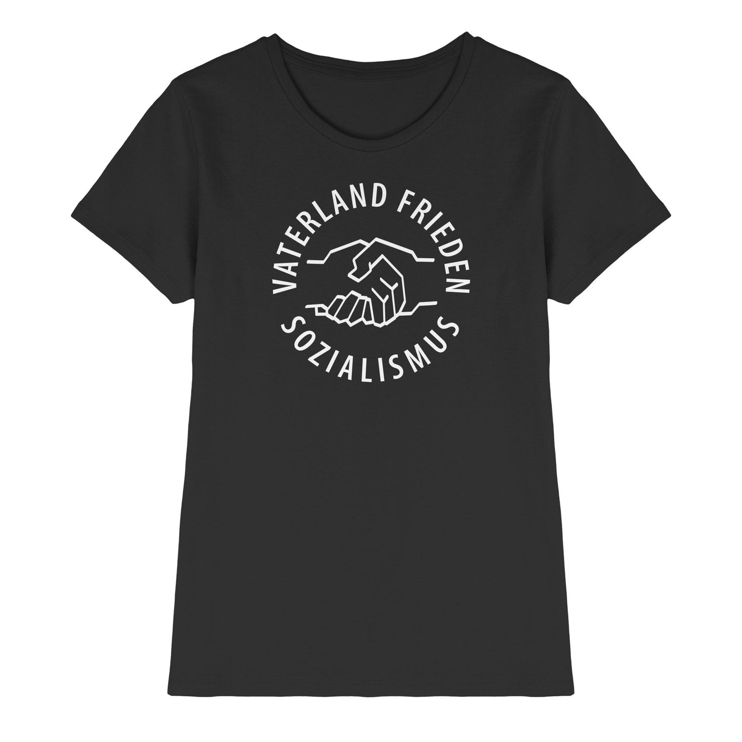 DDR Ostalgie Shirt Mädels • VATERLAND FRIEDEN SOZIALISMUS (DDR LOGO)