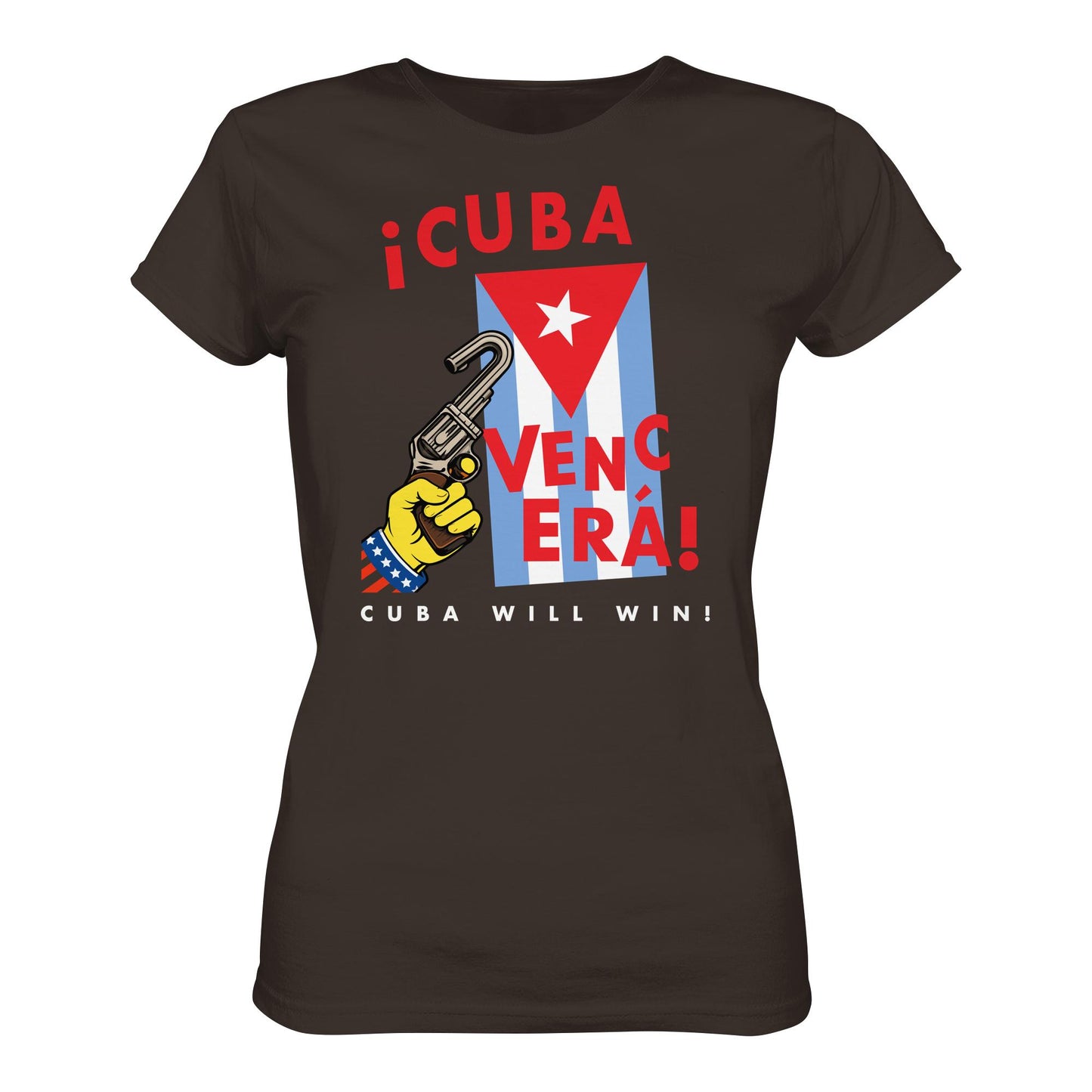 DDR Ostalgie Shirt Mädels • VENCERÁ! CUBA WILL WIN! (ORIGINAL POSTER KUBA)