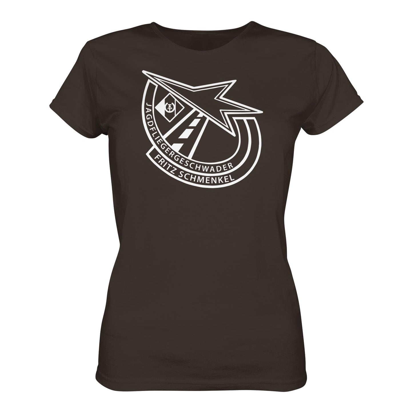 DDR Ostalgie Shirt Mädels • NVA EMBLEM - GESCHWADER FRITZ SCHMENKEL