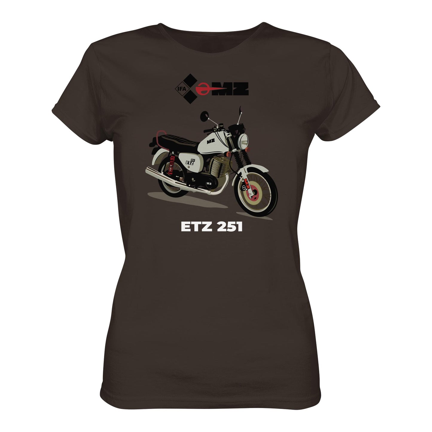 DDR Ostalgie Shirt Mädels • MZ ETZ 251 - ORIGINALWERBUNG
