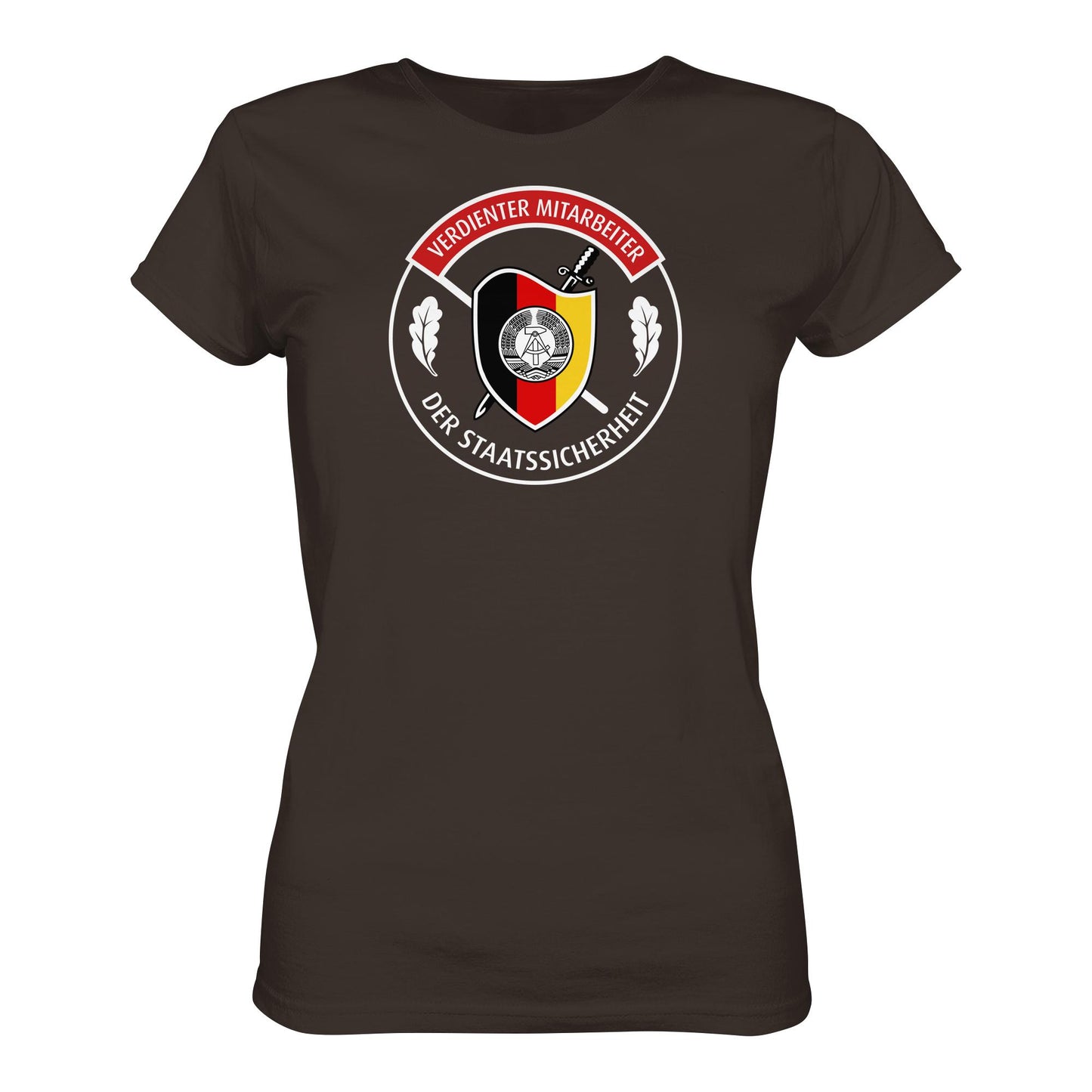 DDR Ostalgie Shirt Mädels • VERDIENTER MITARBEITER DER STAATSSICHERHEIT (ORIGINAL ORDEN)