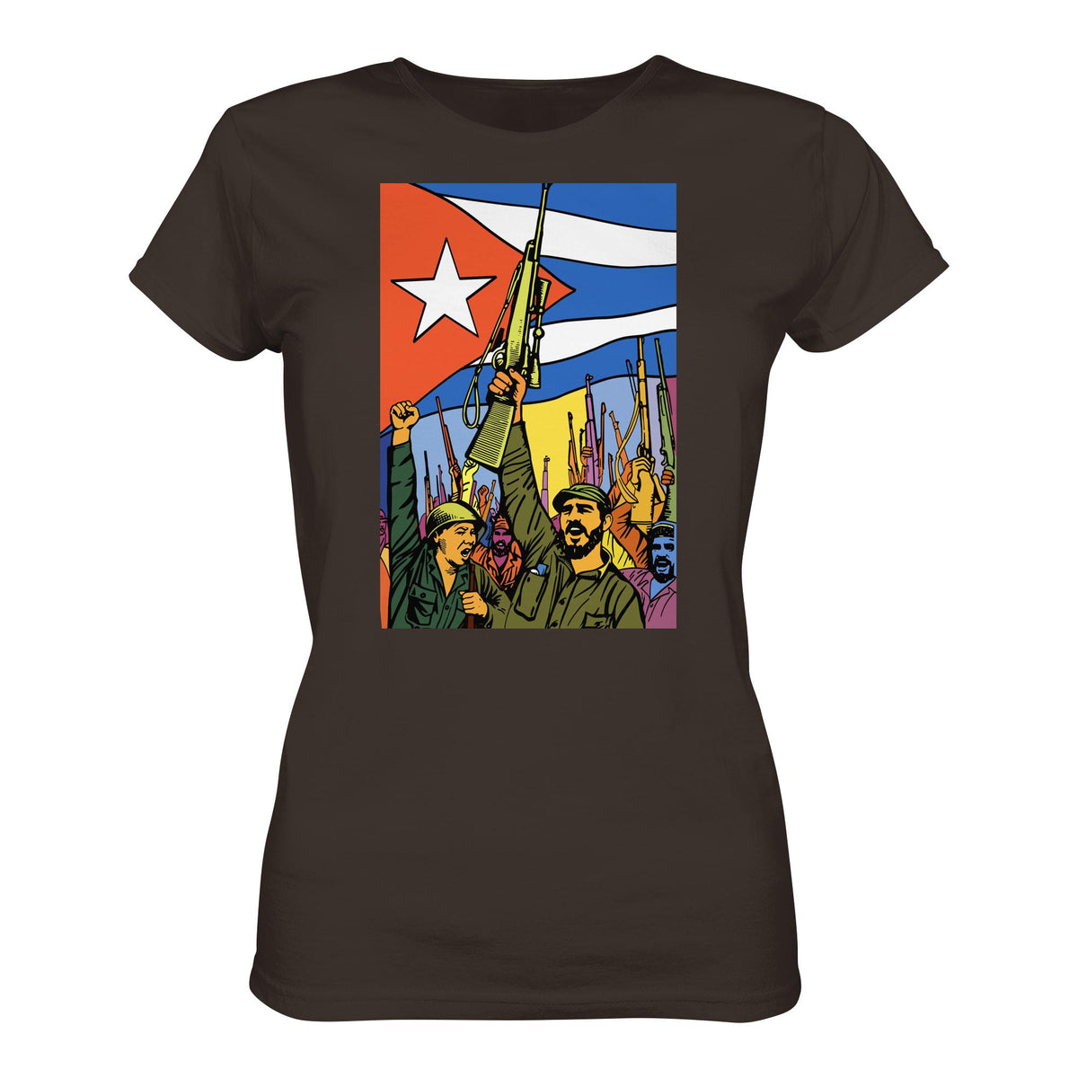 DDR Ostalgie Shirt Mädels • KUBANISCHE REVOLUTION (ORIGINAL POSTER)