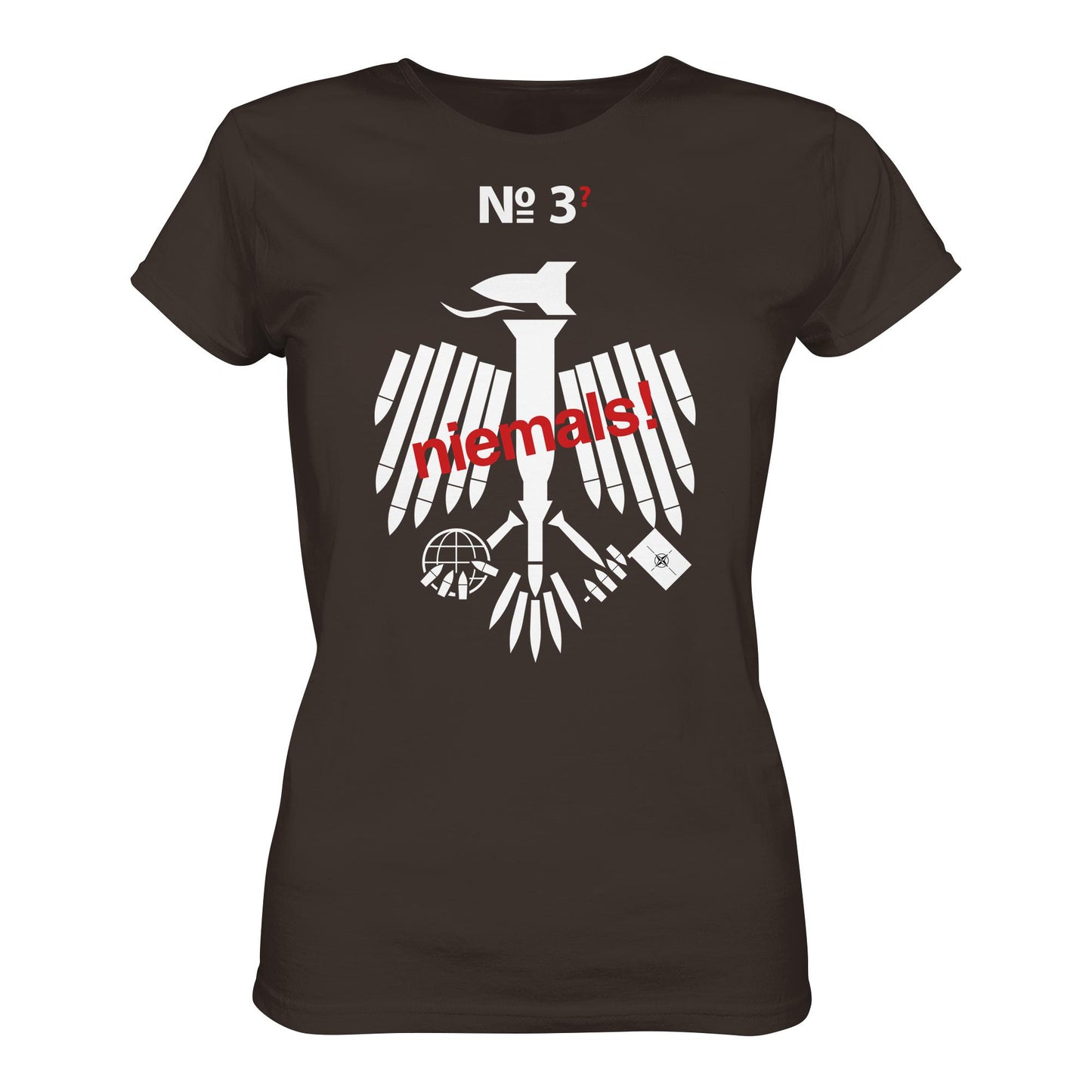 DDR Ostalgie Shirt Mädels • 3. WELTKRIEG NIEMALS! ANTI-NATO (ORIGINAL POSTER)