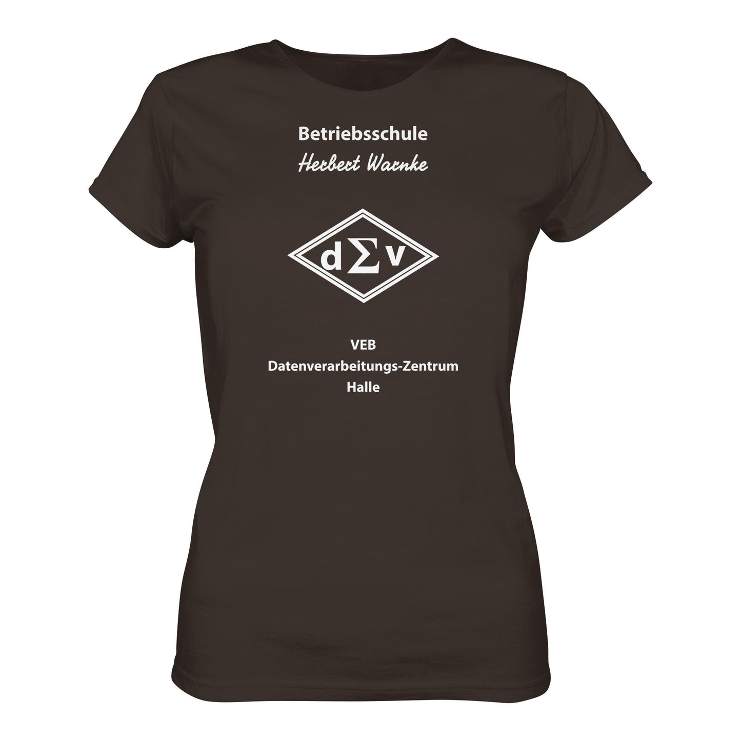 DDR Ostalgie Shirt Mädels • BETRIEBSSCHULE VEB DATENBERARBEITUNG HALLE