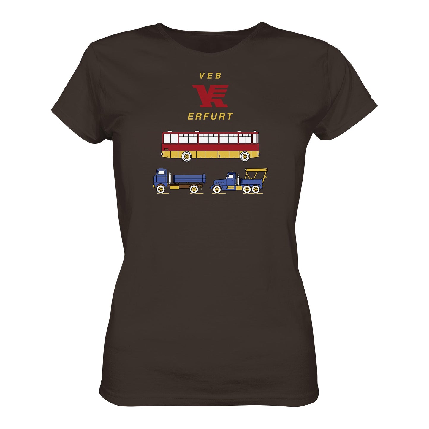 DDR Ostalgie Shirt Mädels • VEB VERKEHRSKOMBINAT ERFURT