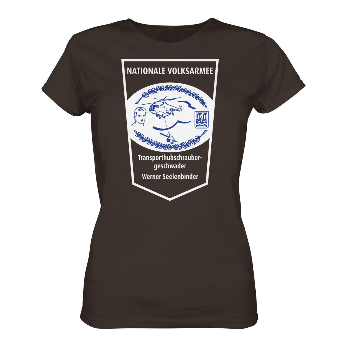 DDR Ostalgie Shirt Mädels • NVA - TRANSPORTHUBSCHRAUBERGESCHWADER WERNER SEELENBINDER