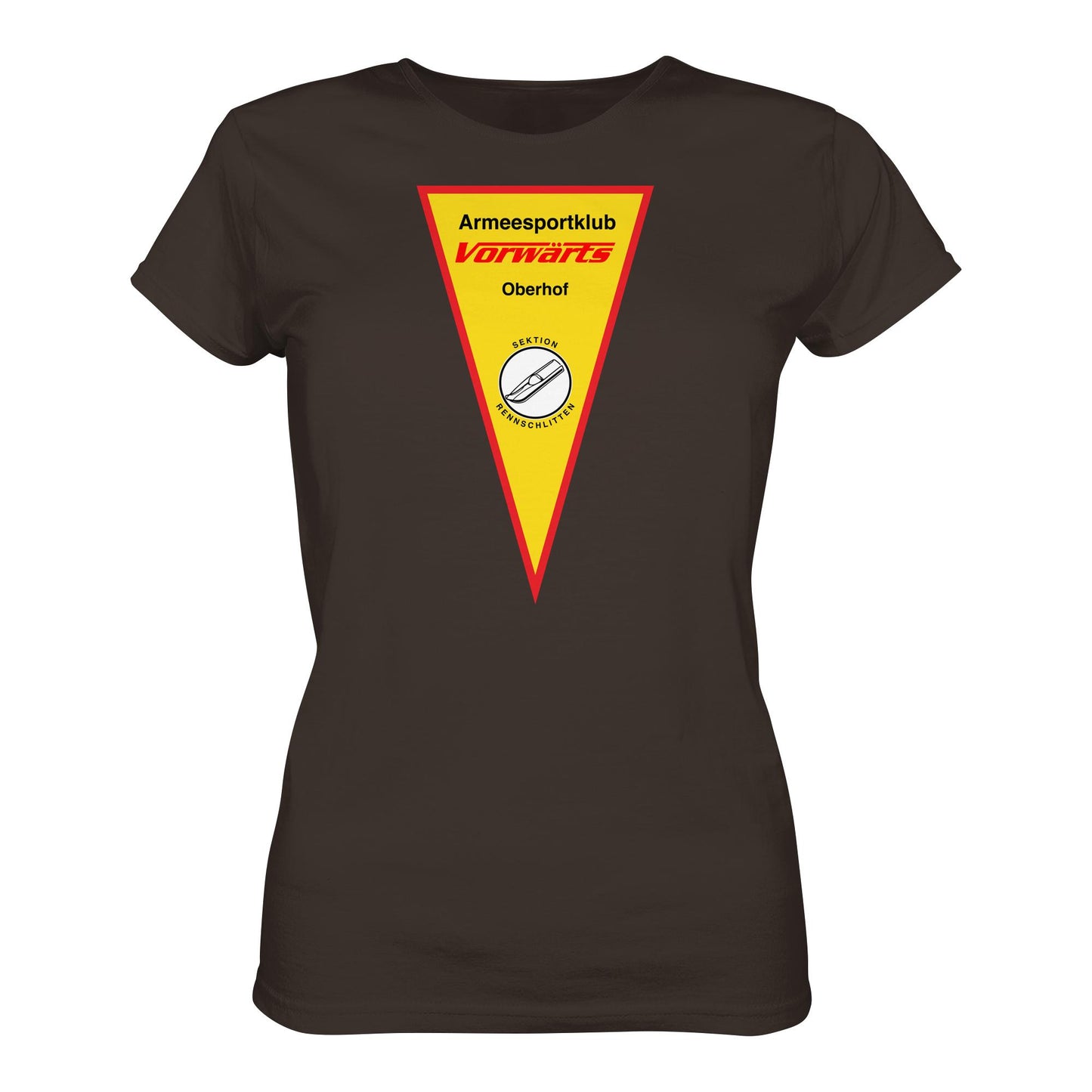DDR Ostalgie Shirt Mädels • ARMEESPORTKLUB VORWÄRTS OBERHOF - RENNSCHLITTEN