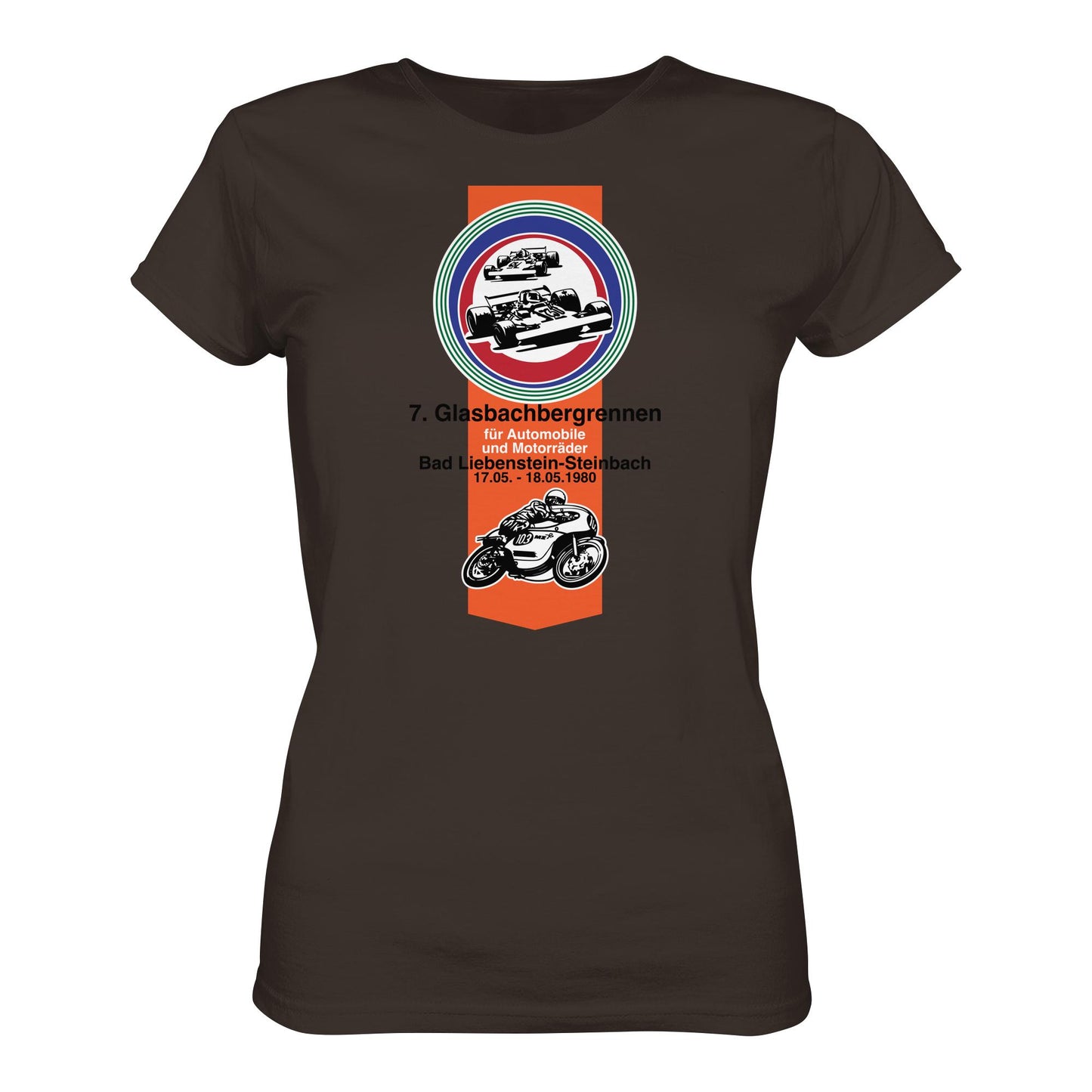 DDR Ostalgie Shirt Mädels • GLASBACHBERGRENNEN BAD LIEBENSTEIN (ORIGINAL WIMPEL)