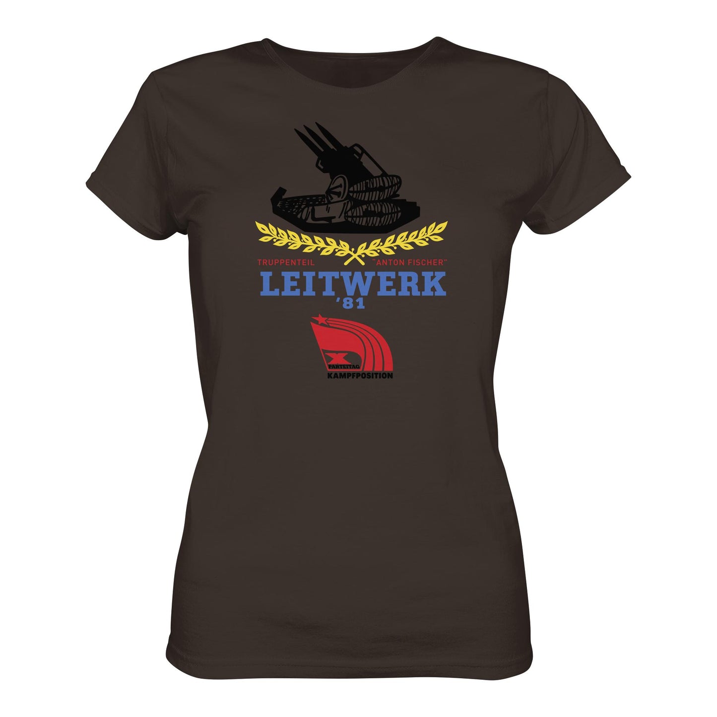 DDR Ostalgie Shirt Mädels • LEITWERK 81, TRUPPENTEIL ANTON FISCHER