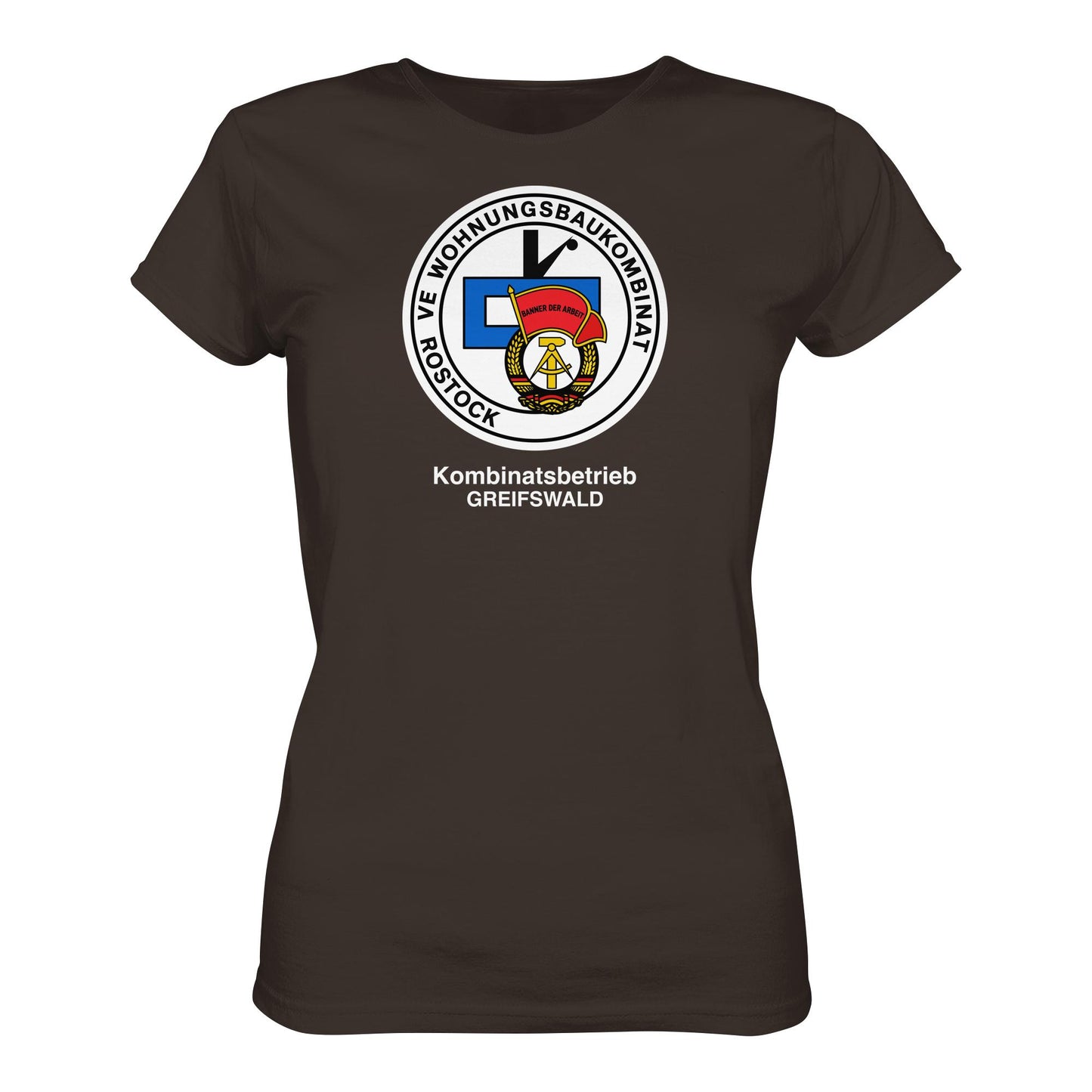 DDR Ostalgie Shirt Mädels • VE WOHNUNGSBAUKOMBINAT ROSTOCK - GREIFSWALD