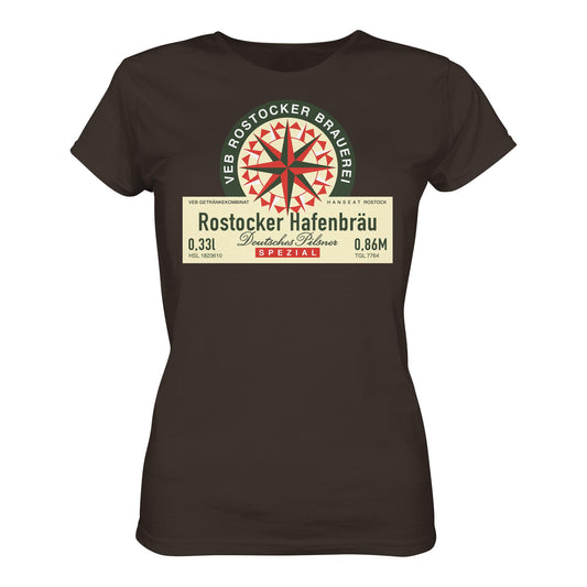 DDR Ostalgie Shirt Mädels • VEB GETRÄNKEKOMBINAT HANSEAT ROSTOCK - HAFENBRÄU