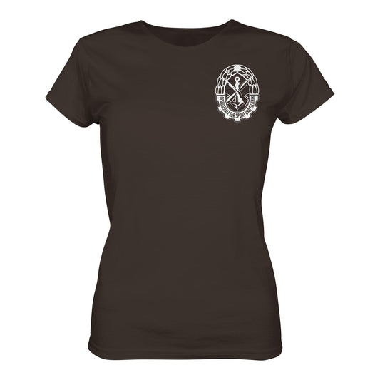 DDR Ostalgie Shirt Mädels • GST - GESELLSCHAFT FÜR SPORT UND TECHNIK (BRUST EMBLEM)