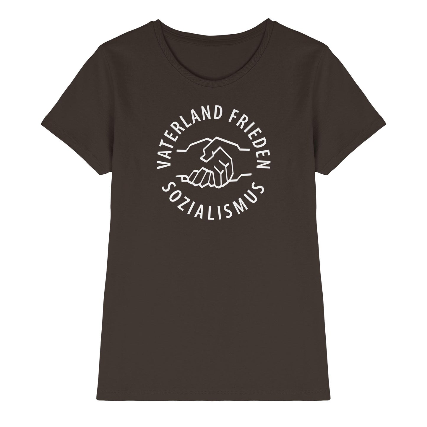 DDR Ostalgie Shirt Mädels • VATERLAND FRIEDEN SOZIALISMUS (DDR LOGO)