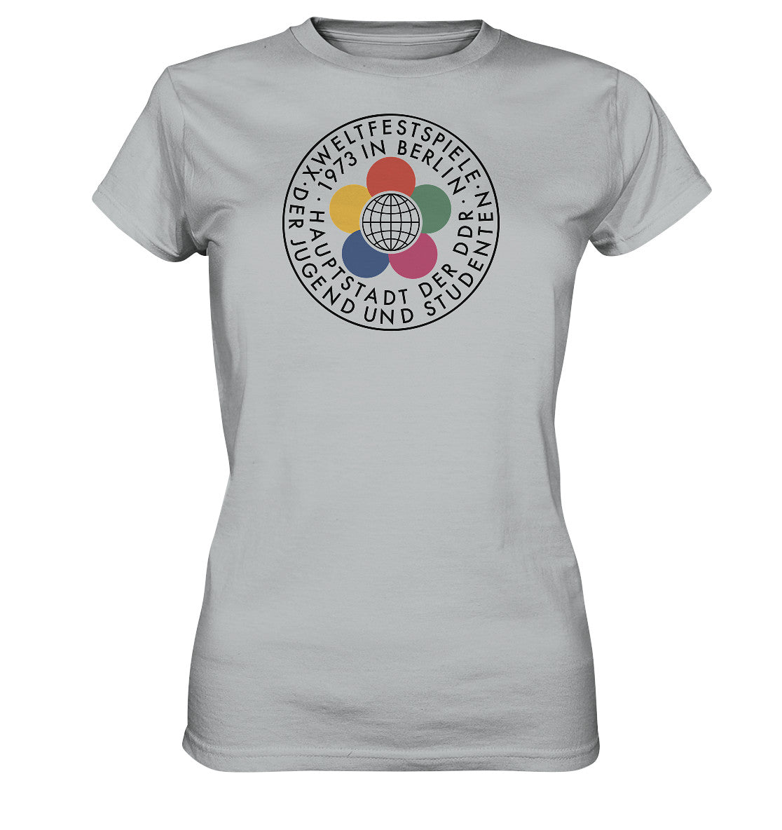 DDR Ostalgie Shirt Mädels • WELTFESTSPIELE 1973 - hell
